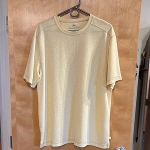 Tommy Bahama Light Yellow Short Sleeve Tee